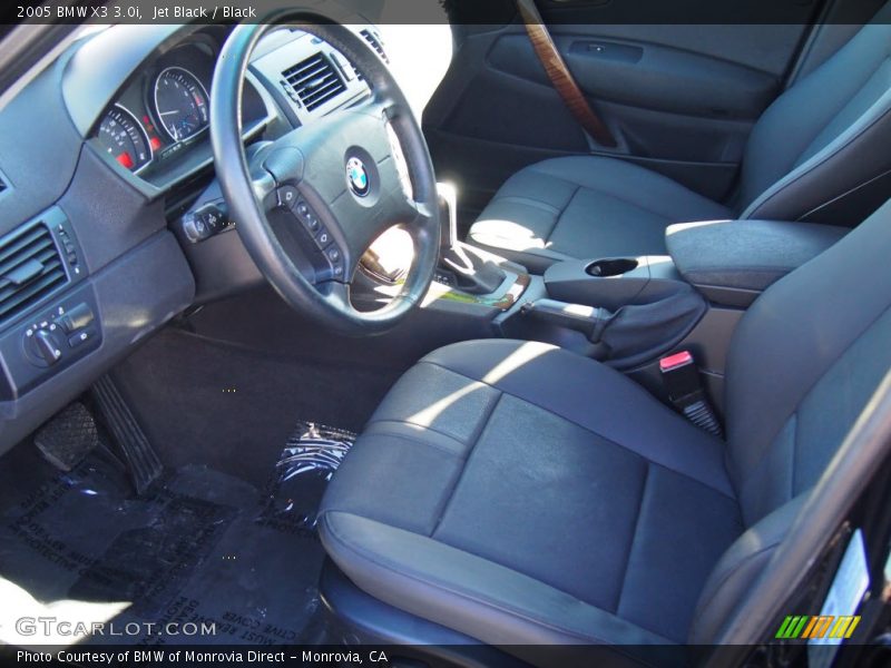 Jet Black / Black 2005 BMW X3 3.0i