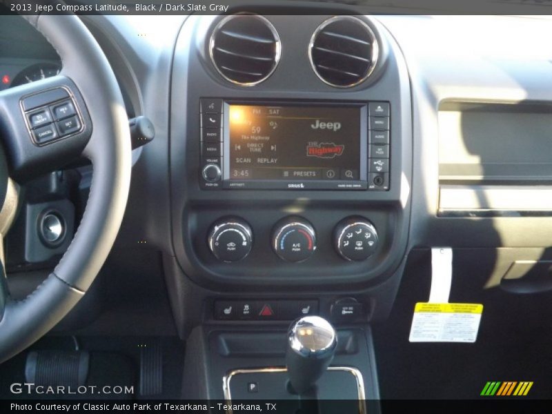 Black / Dark Slate Gray 2013 Jeep Compass Latitude