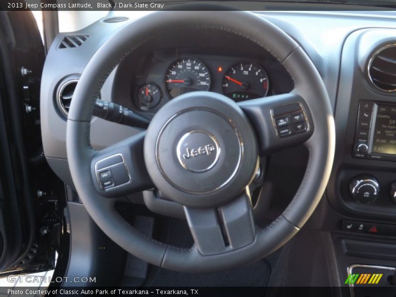 Black / Dark Slate Gray 2013 Jeep Compass Latitude