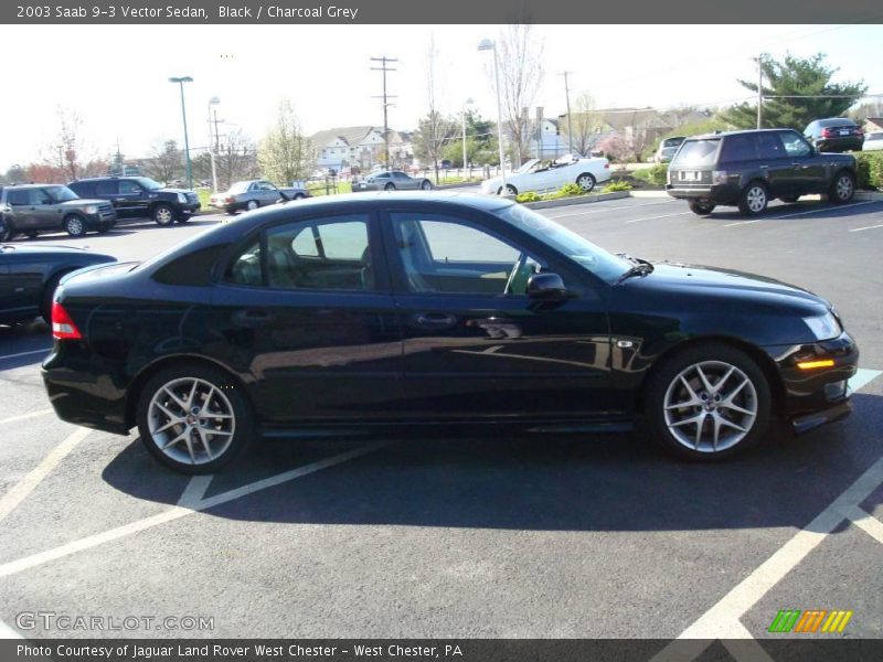 Black / Charcoal Grey 2003 Saab 9-3 Vector Sedan
