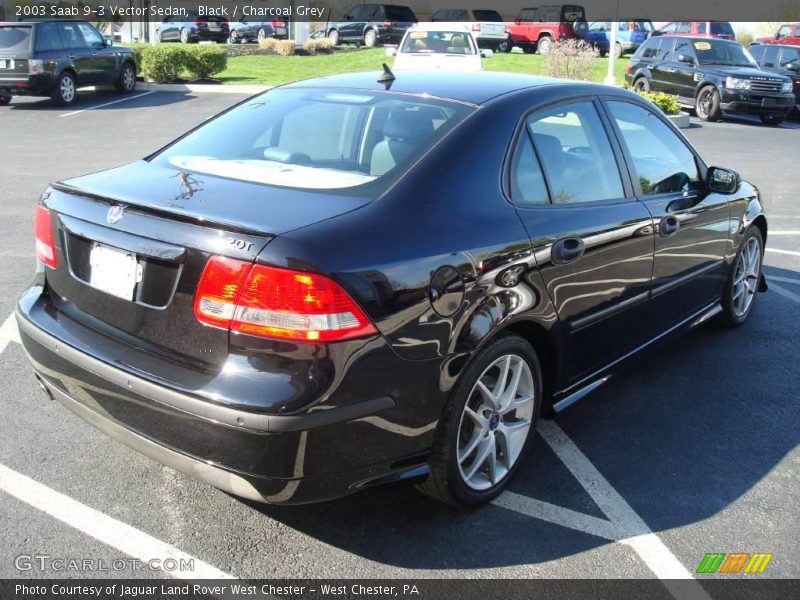 Black / Charcoal Grey 2003 Saab 9-3 Vector Sedan