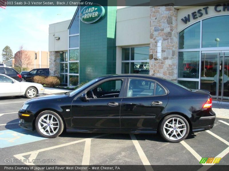 Black / Charcoal Grey 2003 Saab 9-3 Vector Sedan