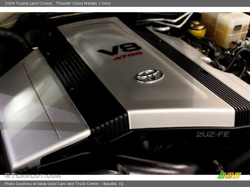 Thunder Cloud Metallic / Ivory 2004 Toyota Land Cruiser
