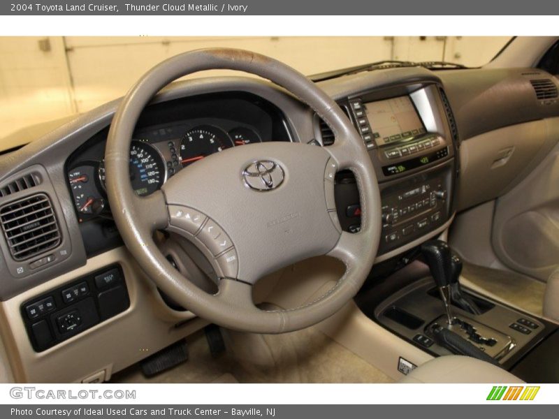 Thunder Cloud Metallic / Ivory 2004 Toyota Land Cruiser