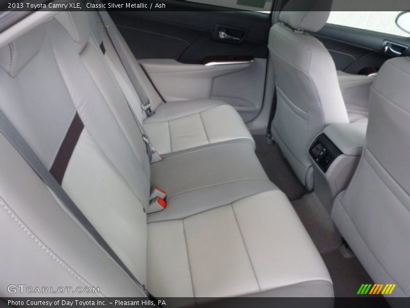 Rear Seat of 2013 Camry XLE