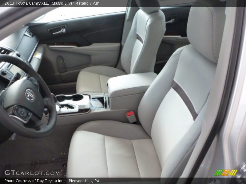 Front Seat of 2013 Camry XLE