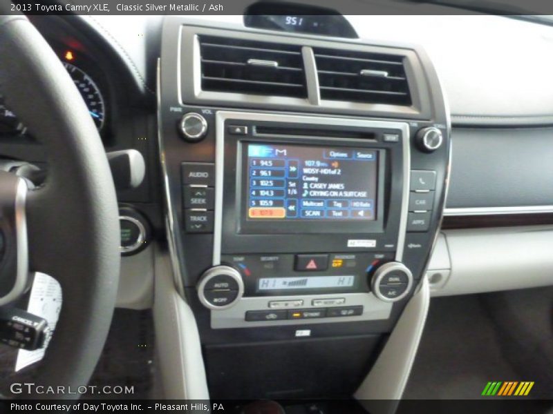 Navigation of 2013 Camry XLE
