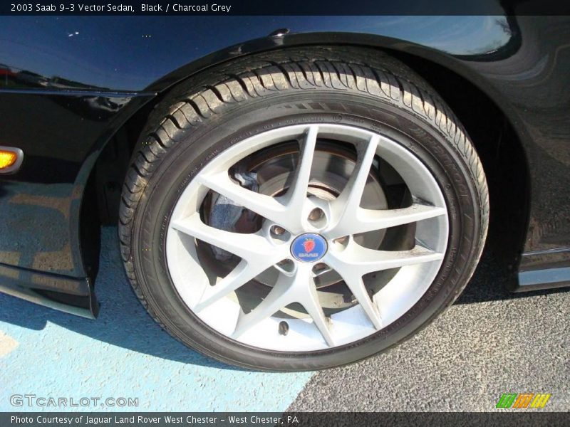 Black / Charcoal Grey 2003 Saab 9-3 Vector Sedan