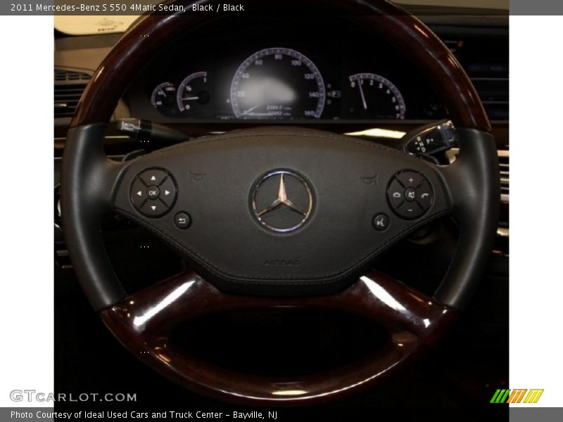 Black / Black 2011 Mercedes-Benz S 550 4Matic Sedan