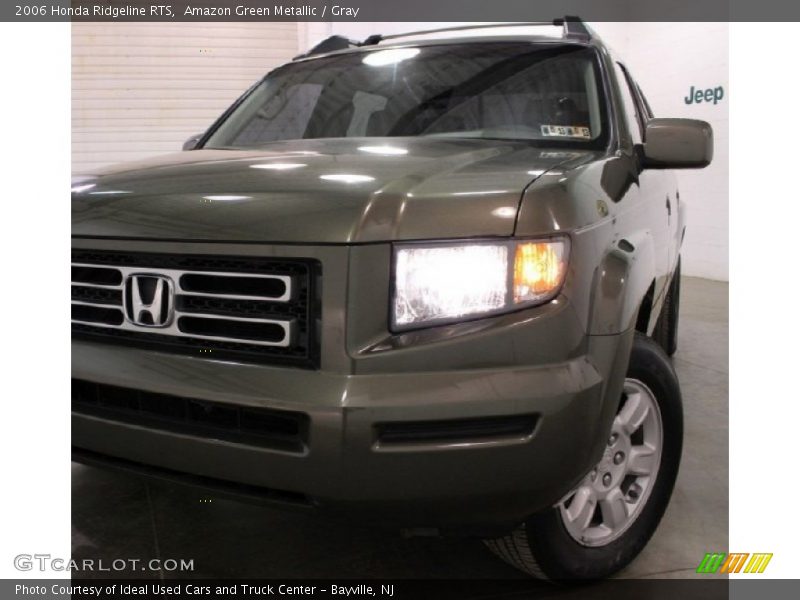 Amazon Green Metallic / Gray 2006 Honda Ridgeline RTS