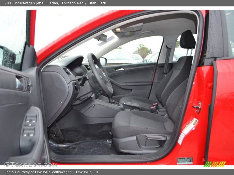 Tornado Red / Titan Black 2013 Volkswagen Jetta S Sedan