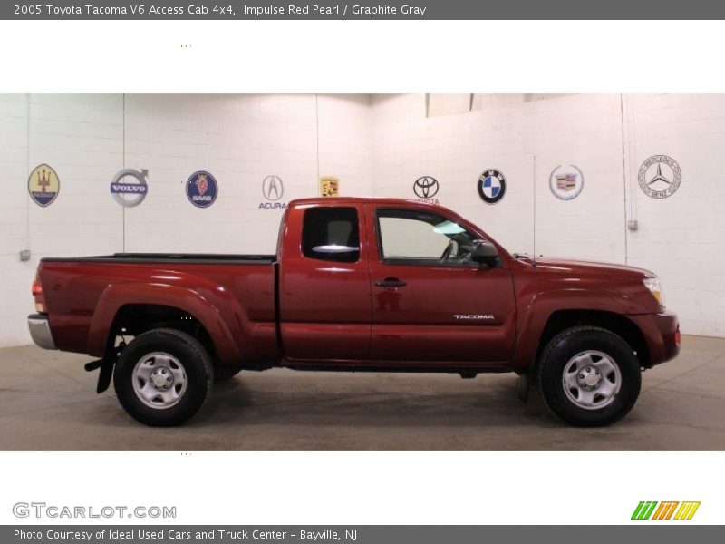Impulse Red Pearl / Graphite Gray 2005 Toyota Tacoma V6 Access Cab 4x4