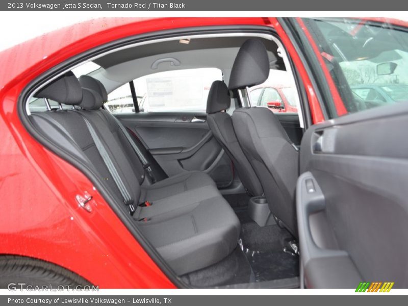 Tornado Red / Titan Black 2013 Volkswagen Jetta S Sedan