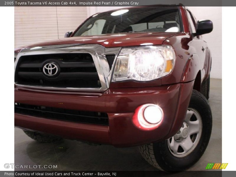 Impulse Red Pearl / Graphite Gray 2005 Toyota Tacoma V6 Access Cab 4x4