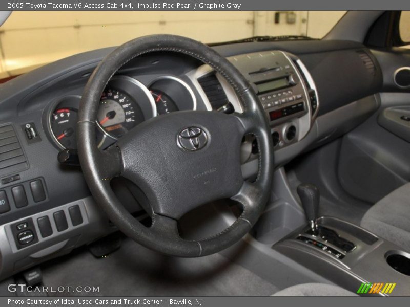 Impulse Red Pearl / Graphite Gray 2005 Toyota Tacoma V6 Access Cab 4x4