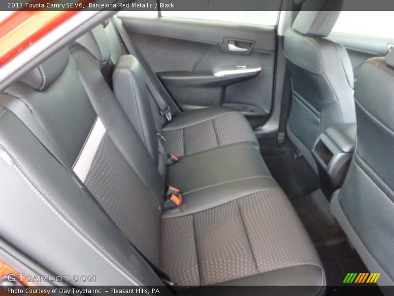 Rear Seat of 2013 Camry SE V6