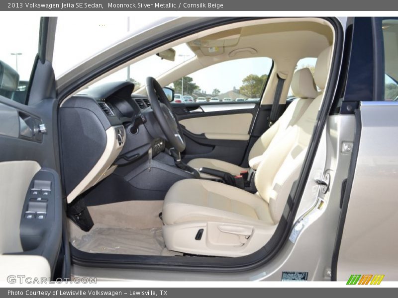 Moonrock Silver Metallic / Cornsilk Beige 2013 Volkswagen Jetta SE Sedan