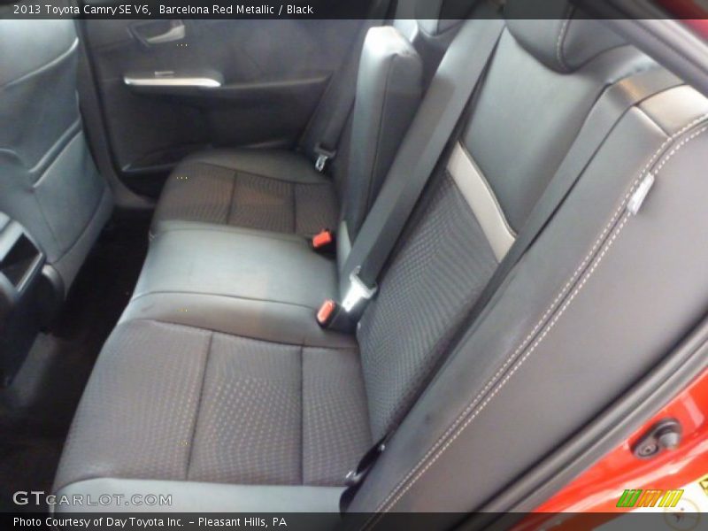 Rear Seat of 2013 Camry SE V6