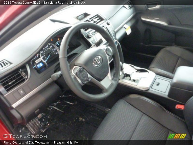  2013 Camry SE V6 Black Interior