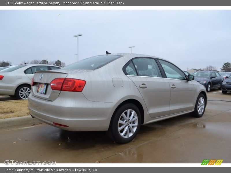 Moonrock Silver Metallic / Titan Black 2013 Volkswagen Jetta SE Sedan