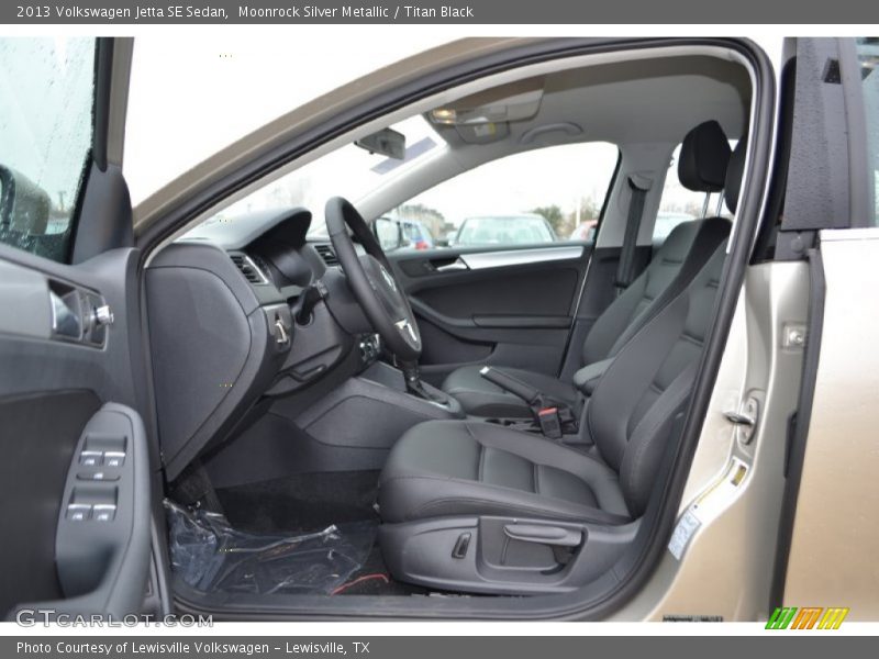 Moonrock Silver Metallic / Titan Black 2013 Volkswagen Jetta SE Sedan