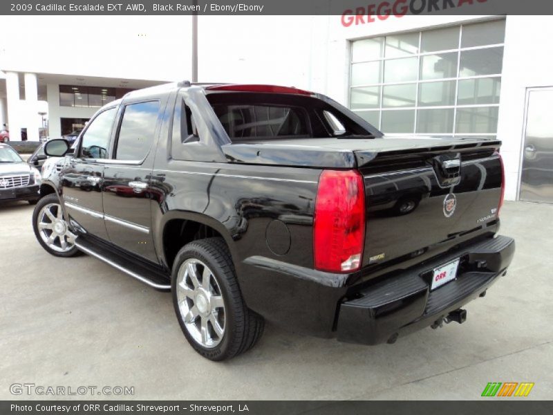 Black Raven / Ebony/Ebony 2009 Cadillac Escalade EXT AWD