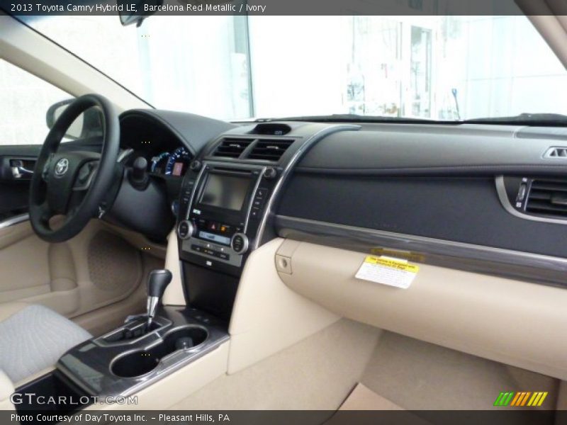 Dashboard of 2013 Camry Hybrid LE