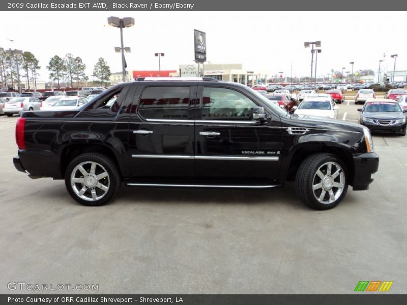 Black Raven / Ebony/Ebony 2009 Cadillac Escalade EXT AWD