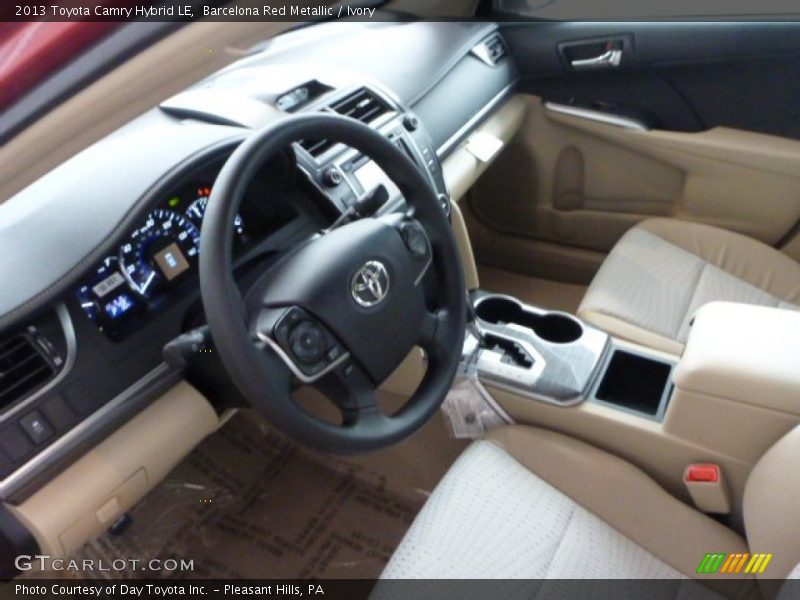  2013 Camry Hybrid LE Ivory Interior