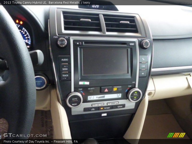 Navigation of 2013 Camry Hybrid LE