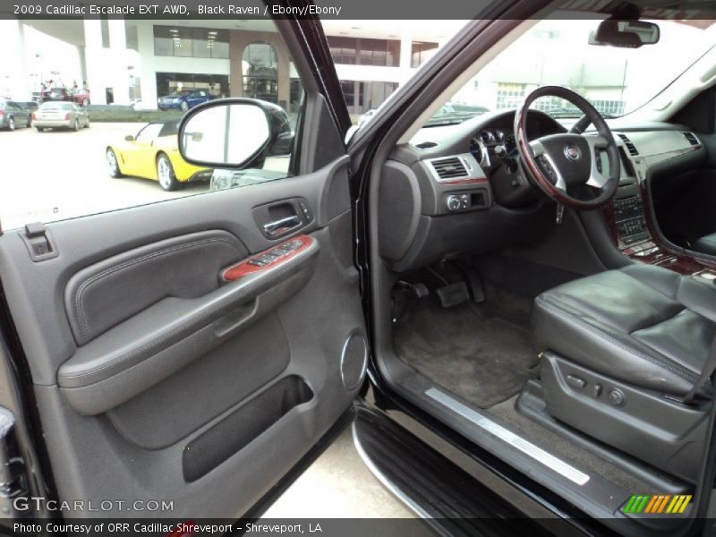 Black Raven / Ebony/Ebony 2009 Cadillac Escalade EXT AWD