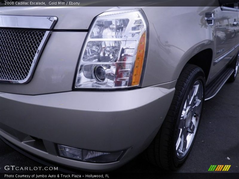 Gold Mist / Ebony 2008 Cadillac Escalade