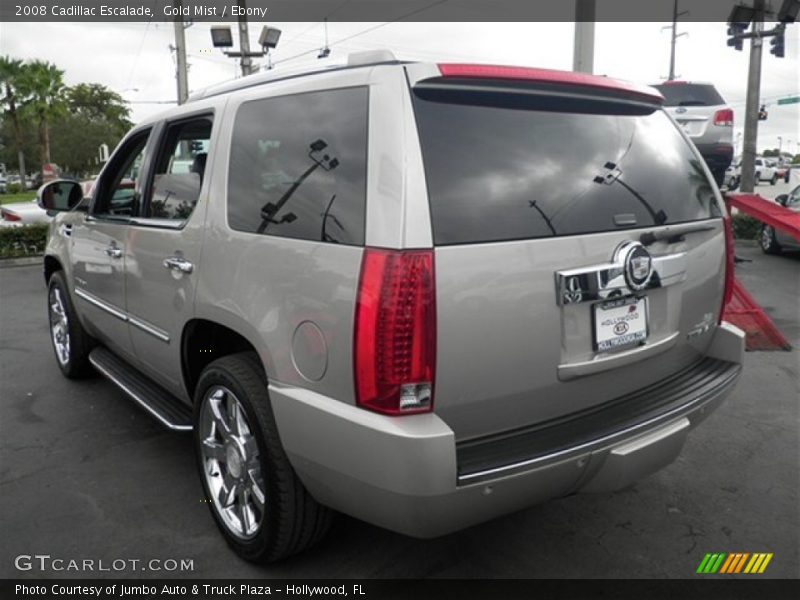 Gold Mist / Ebony 2008 Cadillac Escalade
