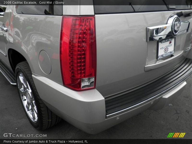 Gold Mist / Ebony 2008 Cadillac Escalade