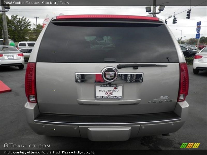 Gold Mist / Ebony 2008 Cadillac Escalade
