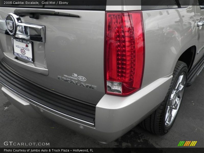 Gold Mist / Ebony 2008 Cadillac Escalade