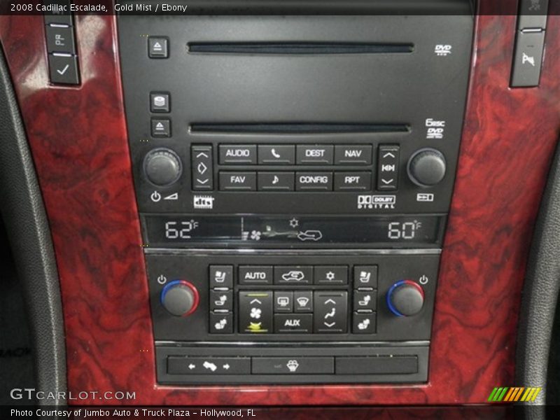 Gold Mist / Ebony 2008 Cadillac Escalade