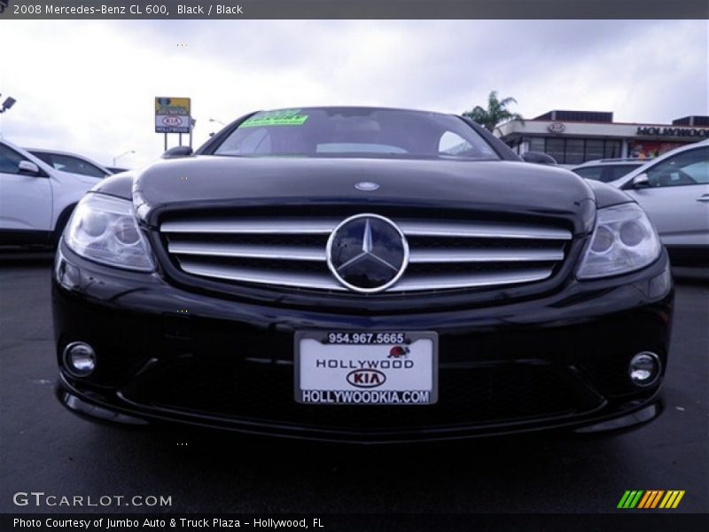 Black / Black 2008 Mercedes-Benz CL 600