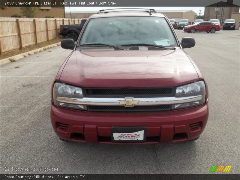 Red Jewel Tint Coat / Light Gray 2007 Chevrolet TrailBlazer LT