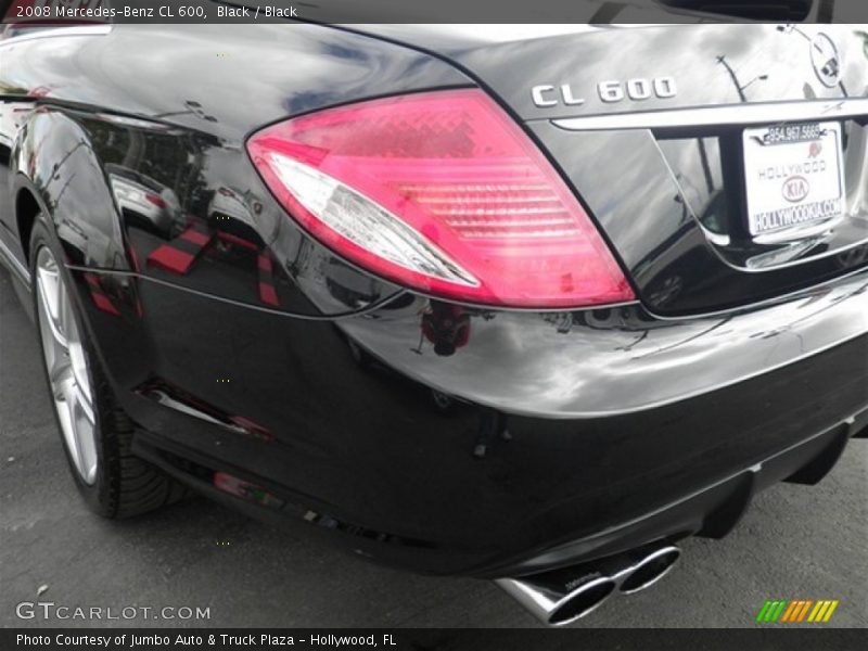 Black / Black 2008 Mercedes-Benz CL 600