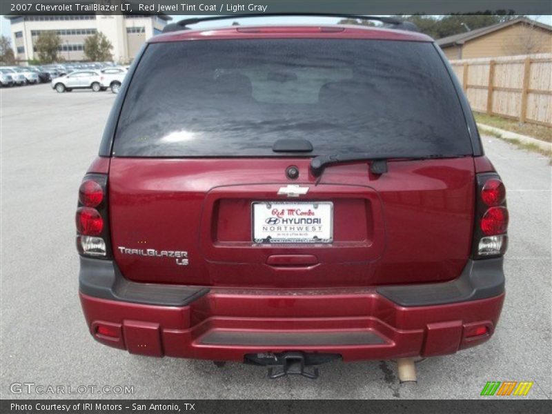 Red Jewel Tint Coat / Light Gray 2007 Chevrolet TrailBlazer LT