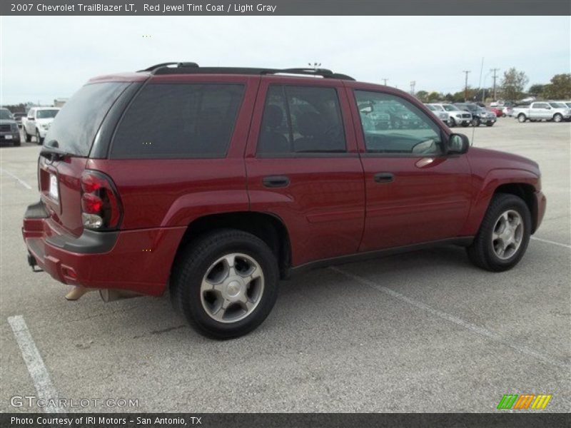 Red Jewel Tint Coat / Light Gray 2007 Chevrolet TrailBlazer LT