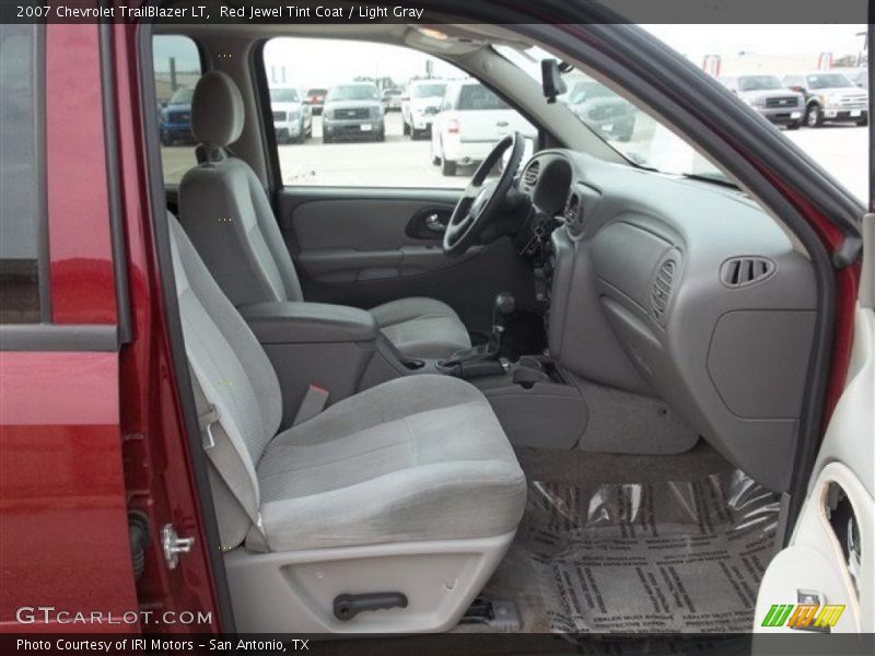 Red Jewel Tint Coat / Light Gray 2007 Chevrolet TrailBlazer LT