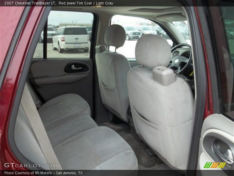 Red Jewel Tint Coat / Light Gray 2007 Chevrolet TrailBlazer LT