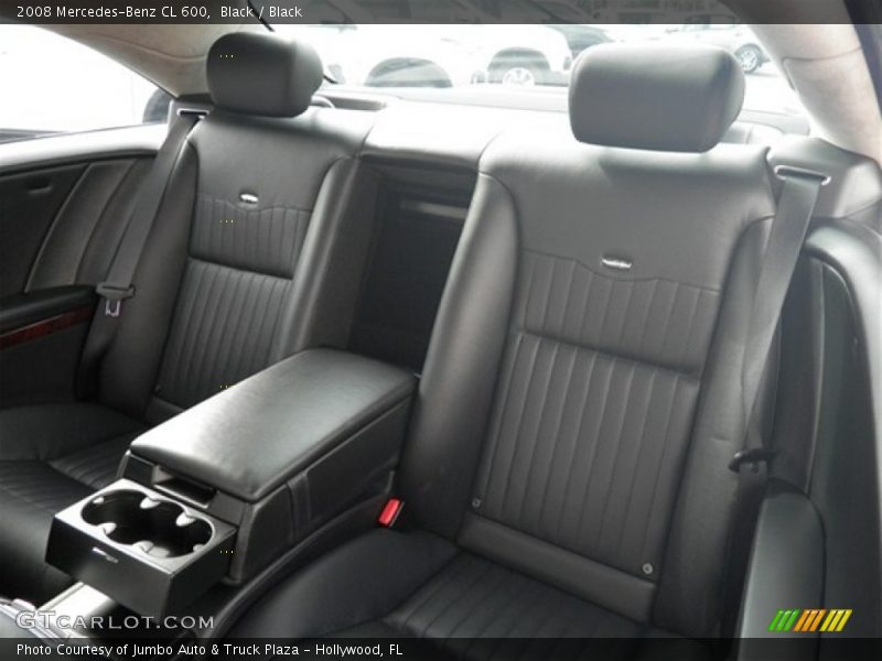 Rear Seat of 2008 CL 600