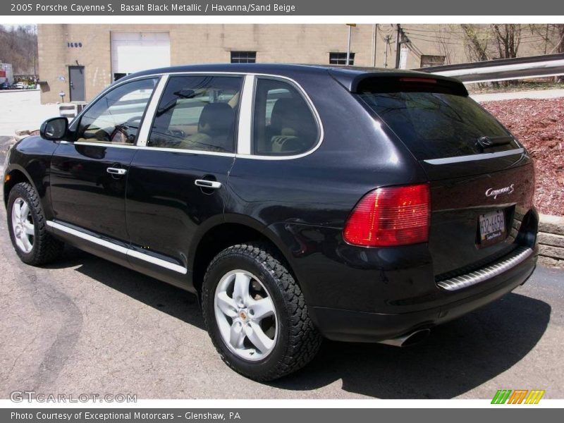 Basalt Black Metallic / Havanna/Sand Beige 2005 Porsche Cayenne S