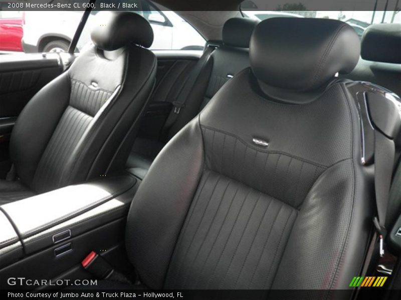  2008 CL 600 Black Interior