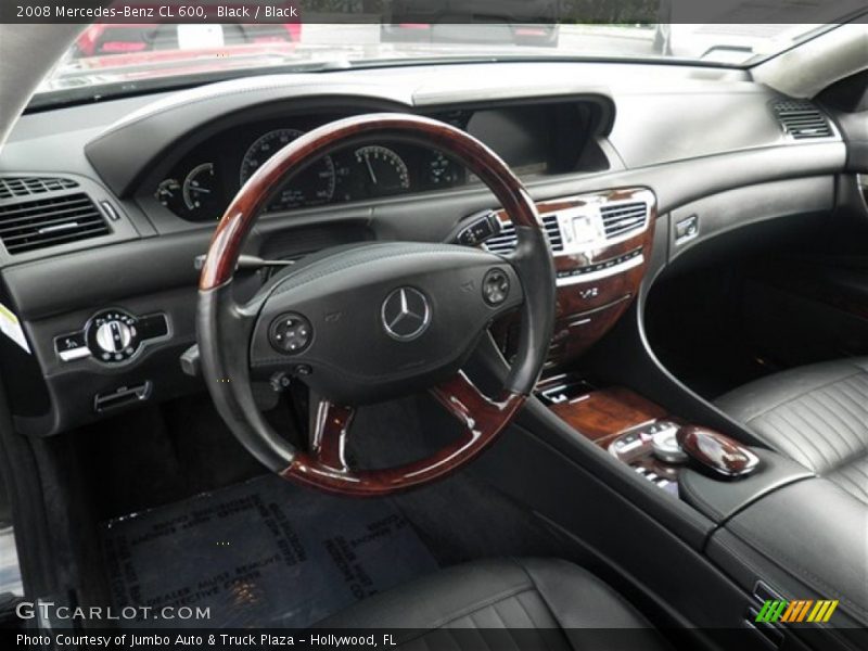 Black Interior - 2008 CL 600 