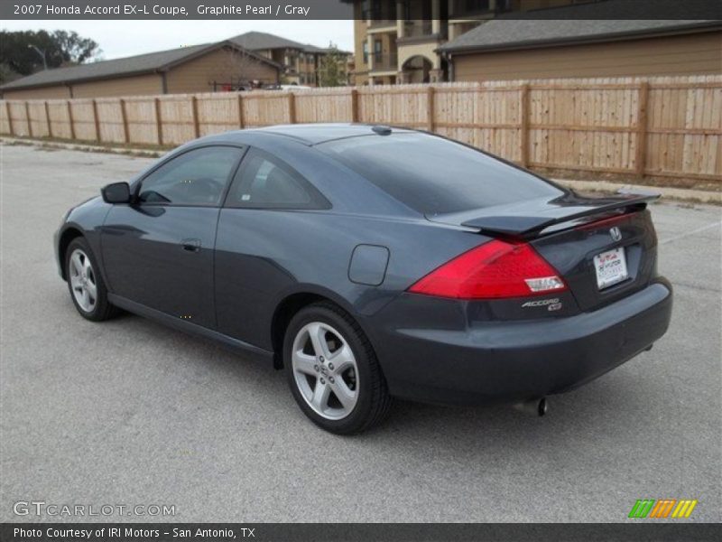 Graphite Pearl / Gray 2007 Honda Accord EX-L Coupe