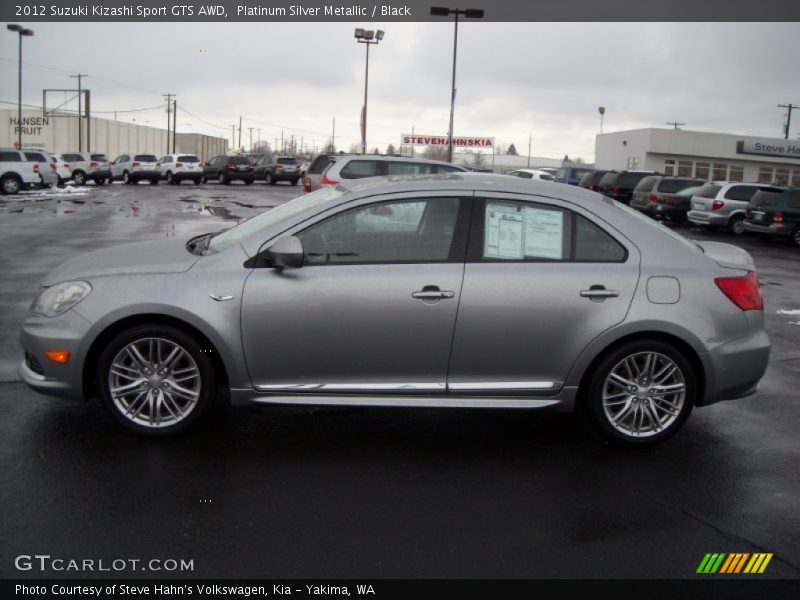 Platinum Silver Metallic / Black 2012 Suzuki Kizashi Sport GTS AWD